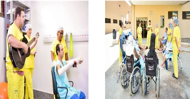 Musicoterapia para vitimas de queimaduras 